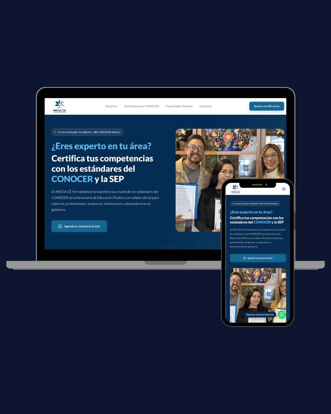Capacitaciones · Online — Landing de venta